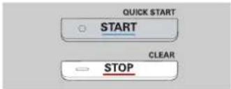 QUICK START START CLEAR STOP