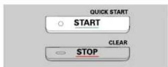 QUICK START START CLEAR STOP