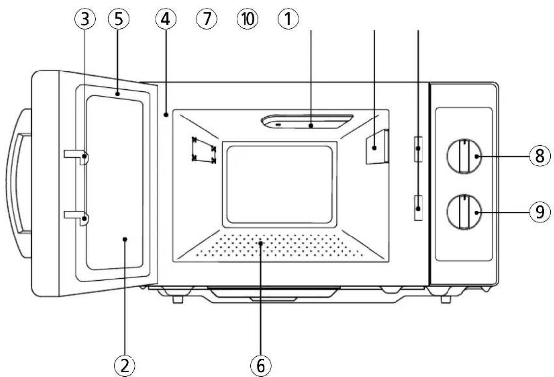DAEWOO KOM-9P259 - FEATURES DIAGRAM - 1