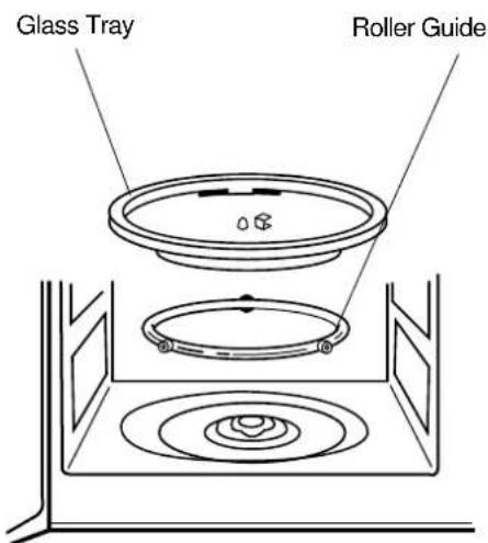DAEWOO KOR-8A075S - GLASS TRAY - 1
