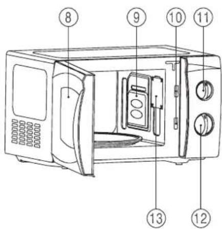 DAEWOO KOR-6L153S - FEATURES DIAGRAM - 2