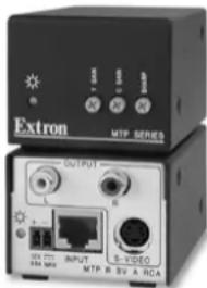 Extron MTP SERIES OUTPUT USB INPUT I/O USB MTP R 3V A RCA