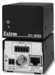 Extron MTP SERIES INPUT 12.0Ω OUTPUT MTP T AV HV 100 35kW