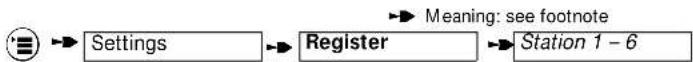 SIEMENS Gigaset 2060 - Registering at more than one base station and Gigaset 1000C - 1