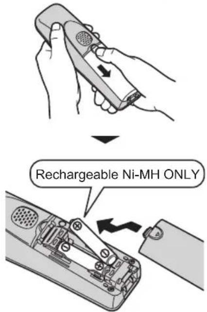 Rechargeable Ni-MH ONLY