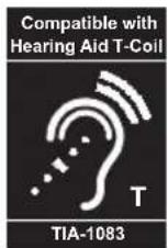 PANASONIC KX-TG7642 - Compliance with TIA-1083 standard: - 1
