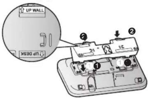 UP WALL UP DESK 21 12 ① ②