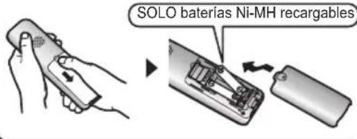 SOLO baterías Ni-MH recargables