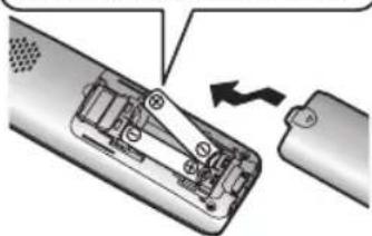 PANASONIC KX-TG6872 - Battery installation - 2