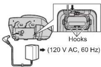 Hooks (120 V AC, 60 Hz)
