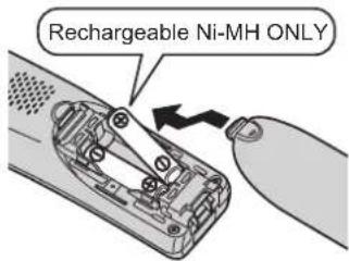 Rechargeable Ni-MH ONLY