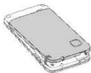 ZTE Illustra Z788G - Installing the SIM Card and Battery - 1
