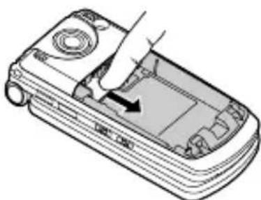 PANASONIC EB-MX7 - Removing the SIM card - 1