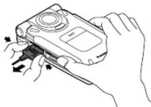 PANASONIC EB-SA7 - Charging the battery - 2