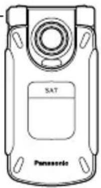 PANASONIC EB-SA7 - Opening/closing the phone - 1
