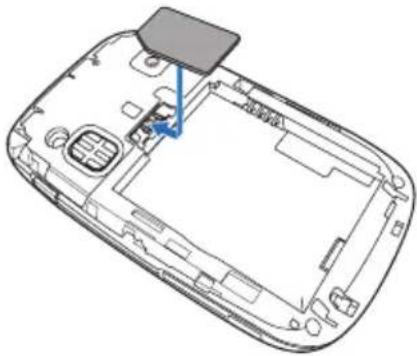 O2 XDA Zest - To install a SIM card and battery: - 2