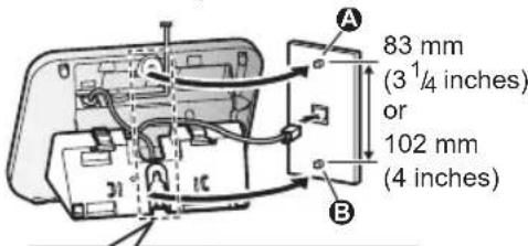 83 mm (3 1/4 inches) or 102 mm (4 inches)