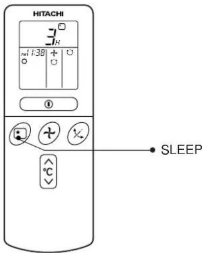 HITACHI 1:38 n + - ① SLEEP ℃