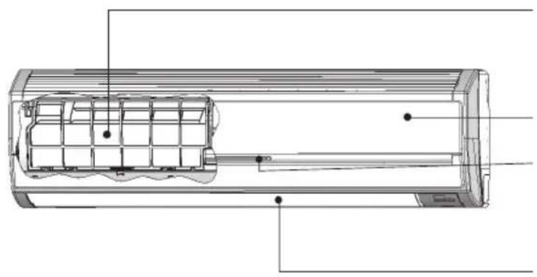 HITACHI RAC-72CHA3 - NAMES AND FUNCTIONS OF EACH PART - 1