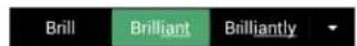 HTC Desire 516c Dual sim - Entering text with word prediction - 1