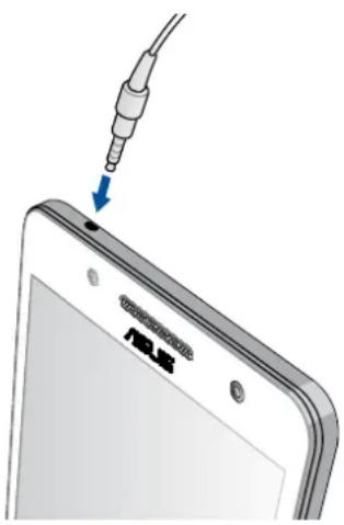 ASUS ZenFone C - Connecting the audio jack - 1