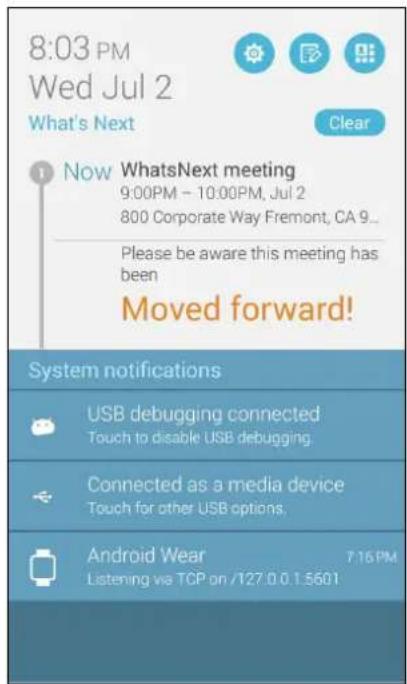 ASUS ZenFone C - Rescheduled event alert - 1