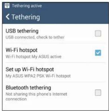 ASUS ZenFone C - Wi-Fi Hotspot - 3