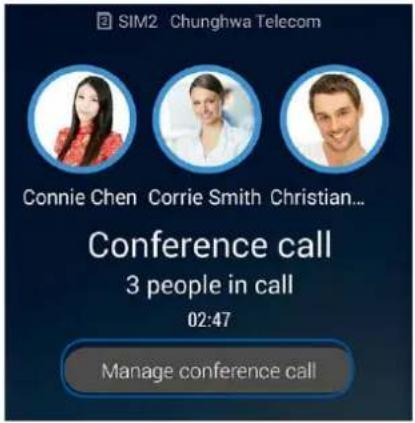 ASUS ZenFone C - Managing a conference call - 1