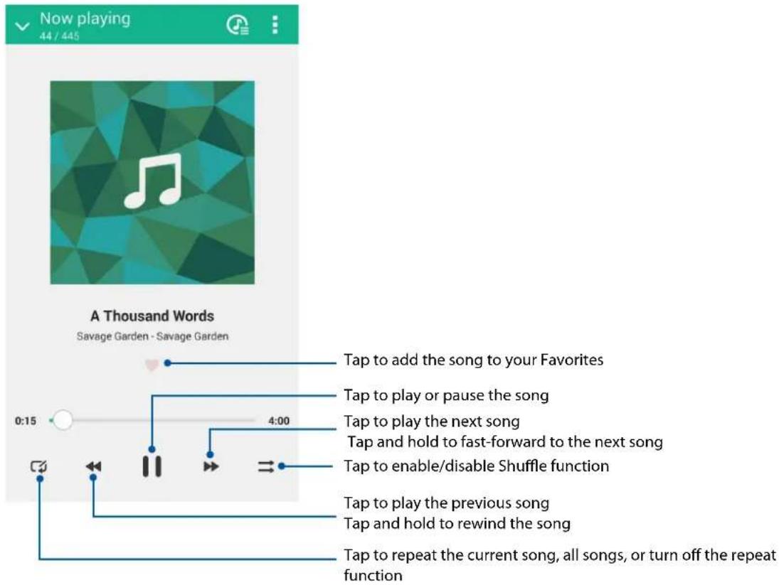 ASUS ZenFone C - Playing songs - 1