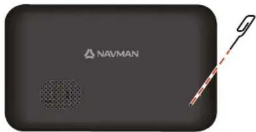 NAVMAN Tourer 413 LM - Resetting the device - 1
