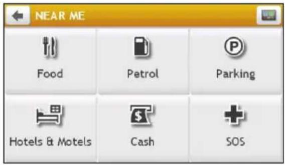 NEAR ME Food Petrol Parking Hotels & Motels Cash SOS