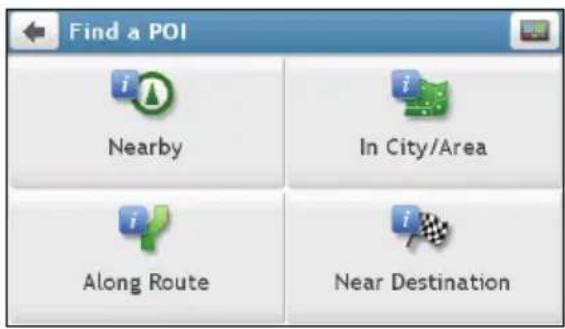 Find a POI Nearby In City/Area Along Route Near Destination