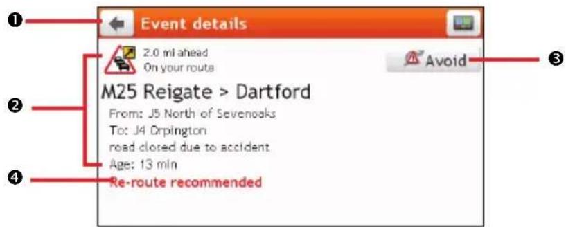Event details 2.0 ml ahead On your route M25 Reigate > Dartford From: J5 North of Sevenoaks To: J4 Drpington road closed due to accident Age: 13 min Re-route recommended