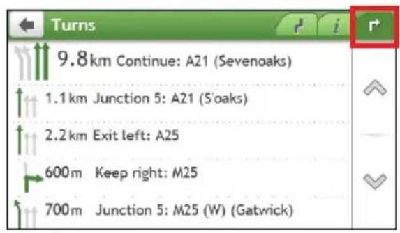 Turns 9.8km Continue: A21 (Sevenoaks) 1.1km Junction 5: A21 (S'oaks) 2.2km Exit left: A25 600m Keep right: M25 700m Junction 5: M25 (W) (Gatwick)