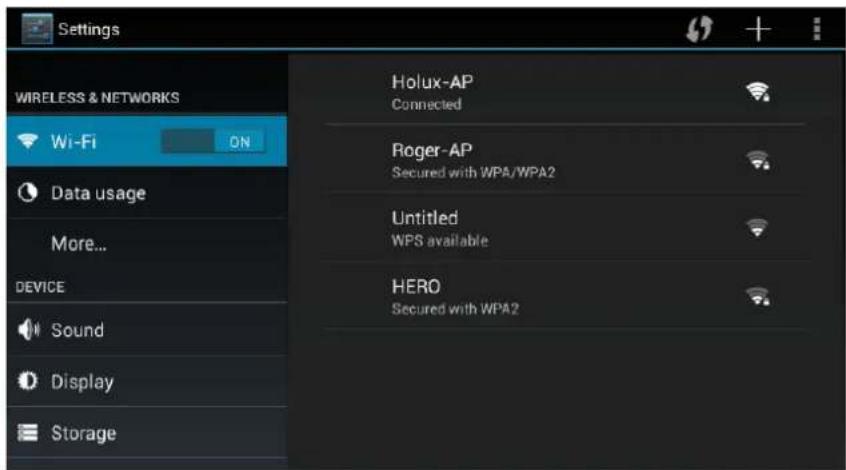 HOLUX GPSmile 6561 - Connecting to Wi-Fi networks - 1