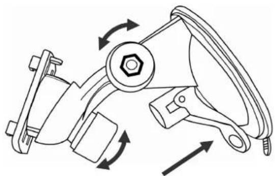 HOLUX GPSmile 6561 - Install bracket fixing - 2
