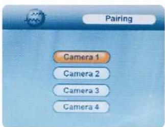 Pairing Camera 1 Camera 2 Camera 3 Camera 4