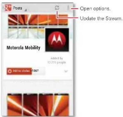 Posts Open options. Update the Stream. Motorola Mobility Added by 12,239 people Add to screen 11067