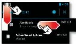 MOTOROLA Electrify M - STATUS &amp; NOTIFICATIONS - 2