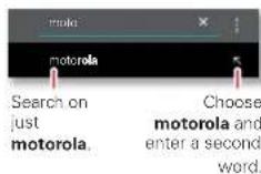MOTOROLA Electrify M - STATUS &amp; NOTIFICATIONS - 1