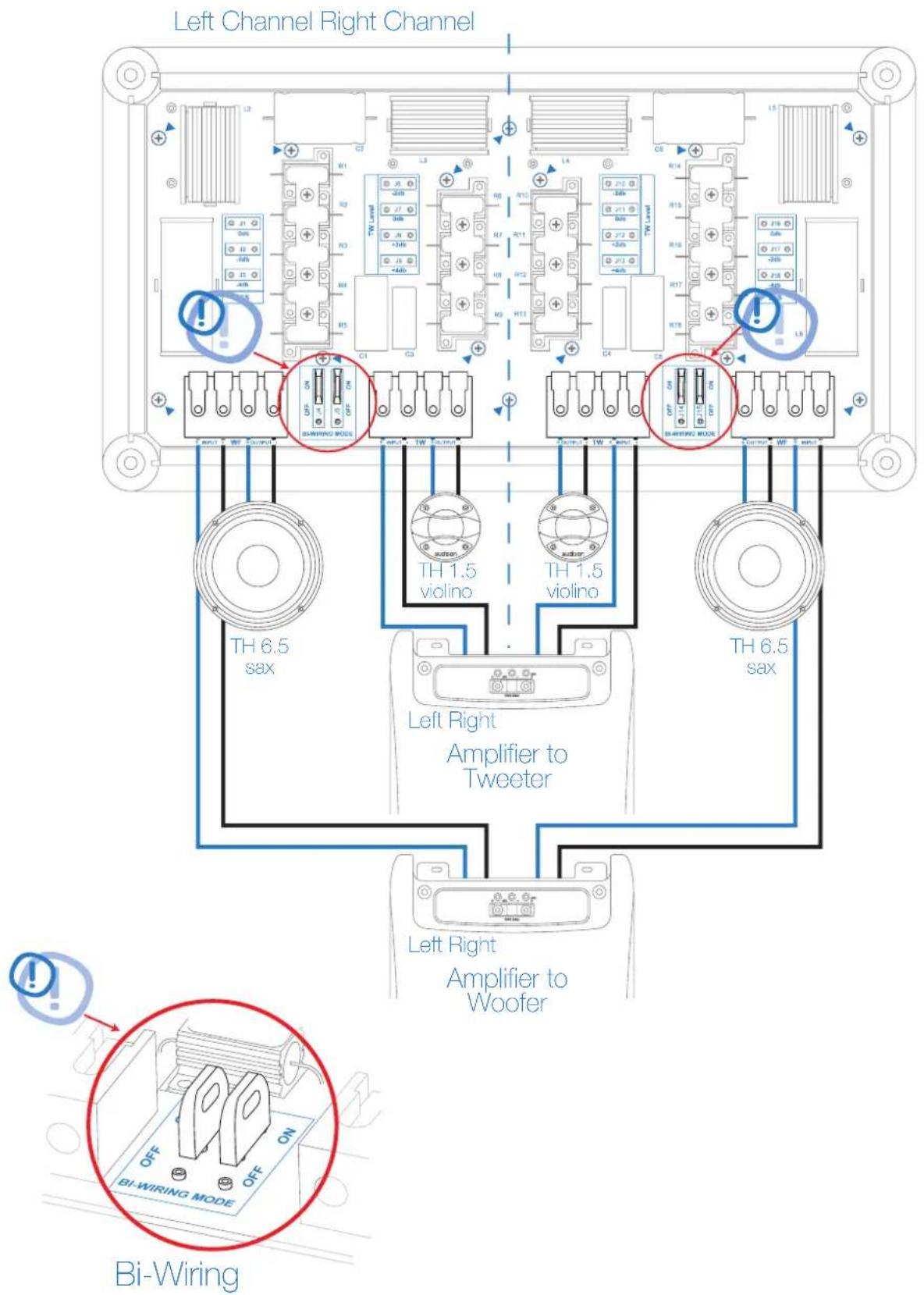 AUDISON THX 2 - THX 2 Bi-Wiring connection - 1