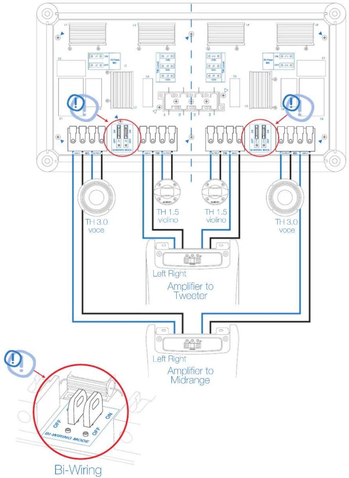 AUDISON THX 2 - THX mh Bi-Wiring connection - 1