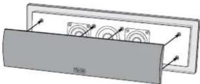 Teufel CL 250 C - Removing the protective grids - 1