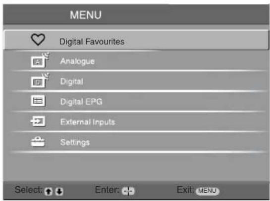 SONY Bravia KDL-20B4030E - Navigating through menus - 2
