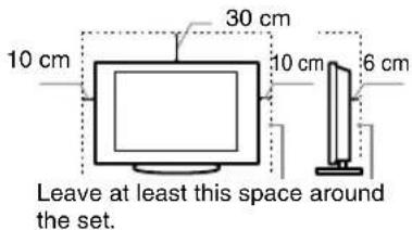 SONY Bravia KDL-37P5600K - Ventilation - 4