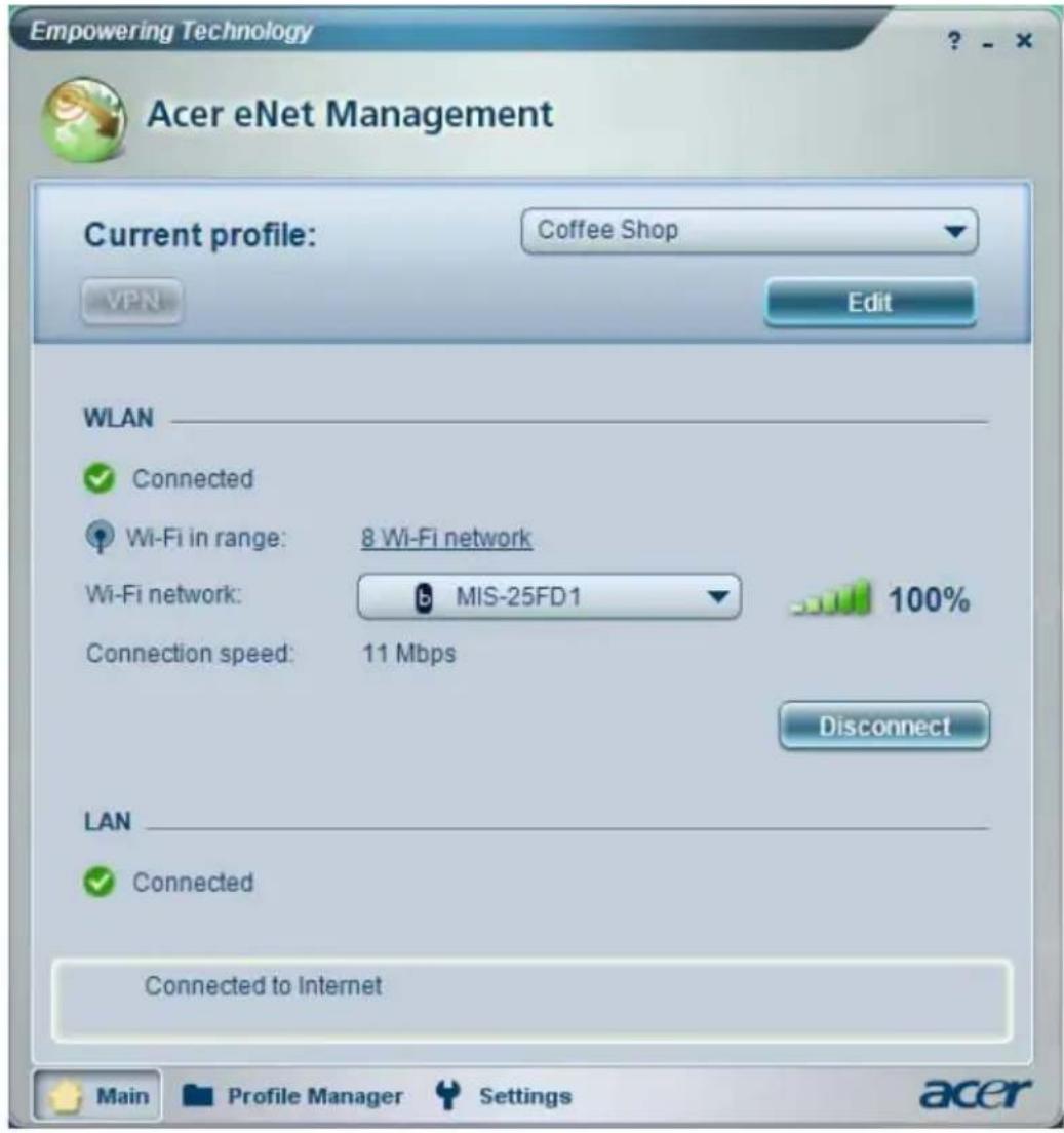 ACER Aspire 9513 - Acer eNet Management - 2