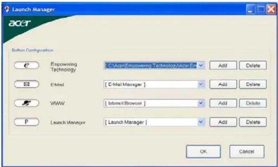ACER Aspire 9513 - Launch Manager - 1