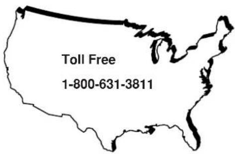 Toll Free 1-800-631-3811