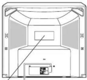 TOSHIBA MD24F51 - Location of the required Marking - 1