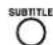 TOSHIBA MD24F51 - To turn off the subtitle, press SUBTITLE until "Off" appears. - 1
